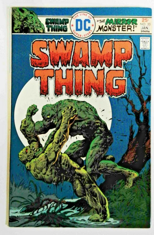  Swamp Thing #20  DC Comics  VF   The Mirror Monster  1975  Comics book