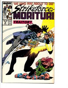 Lot Of 13 Strikeforce Morituri Marvel Comics # 1 2 3 4 5 6 7 8 9 10 11 12 13 RJ1