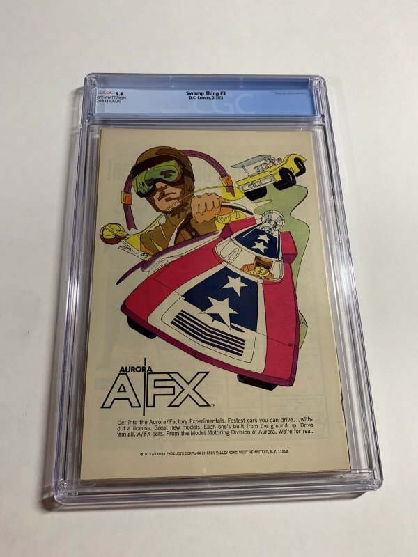 Swamp Thing #3 CGC graded 9.4