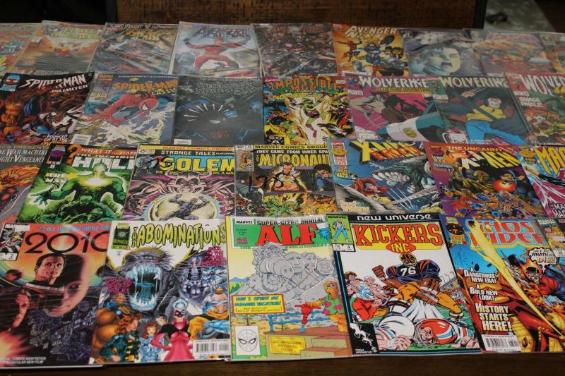 Medium Priority Mail Box Full of All Different Marvel Comics Bulk Mixed Condit. 