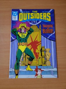 The Outsiders #26 ~ NEAR MINT NM ~ 1987 DC Comics