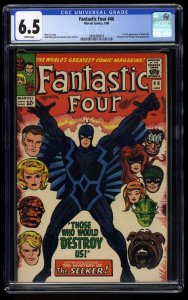 Fantastic Four #46 CGC FN+ 6.5 White Pages 1st Black Bolt!