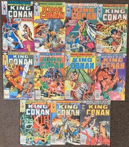 King Conan #1,2,6,10,11,12,13,14,15,16,17 1980 Marvel Comics Lot