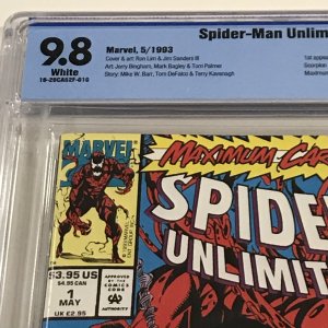 Spider-Man Unlimited 1 CBCS 9.8 - 1st Shriek