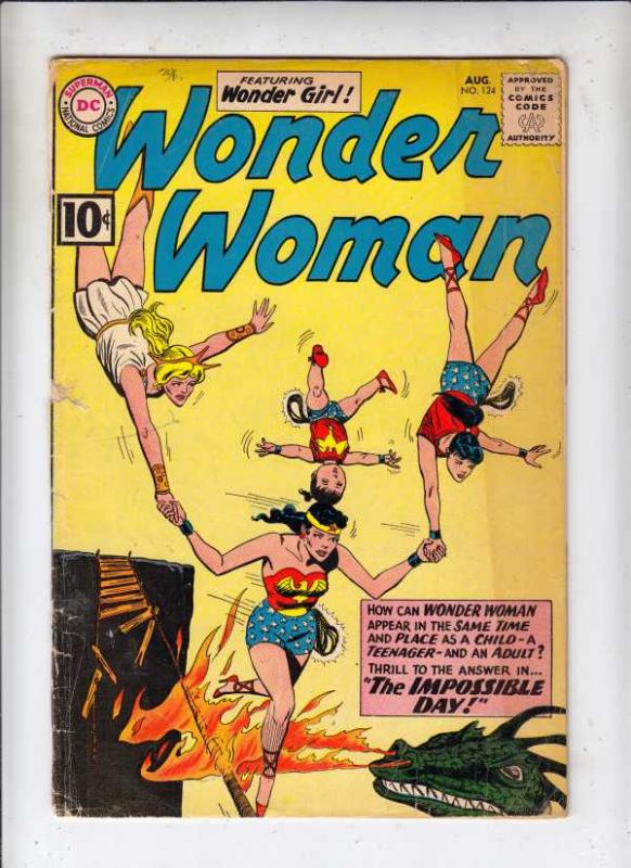 Wonder Woman #124 (Apr-61) VG- Affordable-Grade Wonder Woman