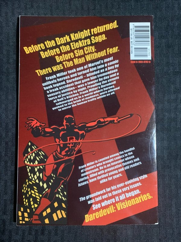 2000 DAREDEVIL VISIONARIES Volume 1 by Frank Miller SC VF 8.0 1st Marvel Comics