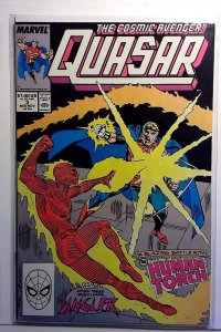 Quasar #3 (1989) Marvel 8.0 VF Human Torch 1st Print Comic Book