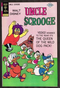 Uncle Scrooge #128 ~ The Queen of the Wild Dog Pack ~ 1976 (8.5) WH