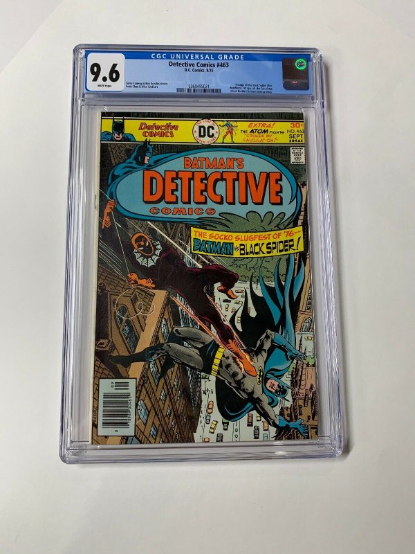 Detective Comics 463 Cgc 9.6 White Pages Dc Comics Batman 2060495021