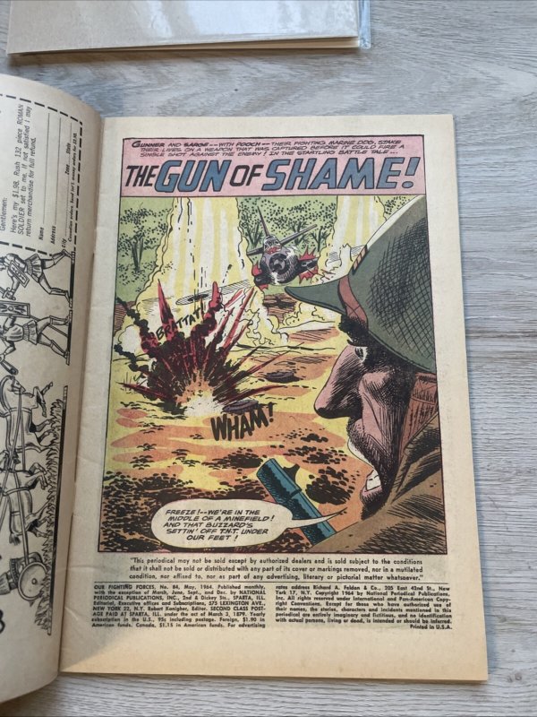 Our Fighting Forces #84  1964