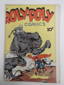 Roly-Poly Comics #10 (1946) W/Steel Sterling, Red Rube+MORE! Beautiful Fine/VF!!