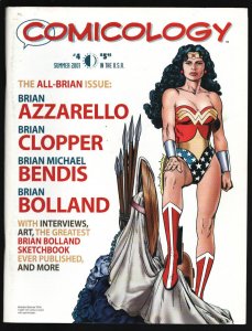 Comicology Vol. 2 #4 Summer 2001-Wonder Woman cover by Brian Bollard & Sketch...