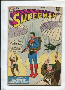 SUPERMAN #133 (3.0) SUPERMAN JOINS THE ARMY 1959