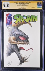 30th Anniversary Spawn (2022) # 1 (CGC 9.8 SS) Signed & Sketch Jhonny Desjardins