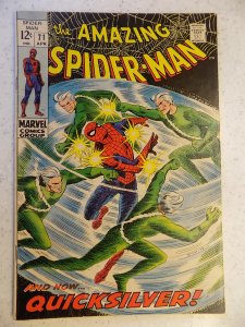 AMAZING SPIDER-MAN # 71 MARVEL ACTION ADVENTURE QUICKSILVER