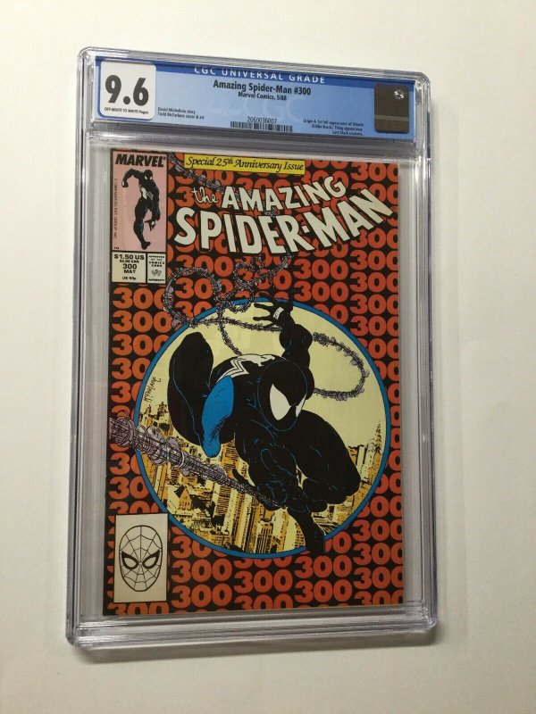 Amazing Spider-man 300 Cgc 9.6 White Pages 1st Appearance Of Venom Marvel