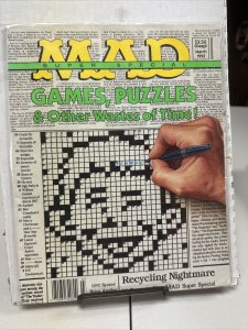 1993 MAD Magazine March Super Special Games, Puzzles - Waste of Time M 218