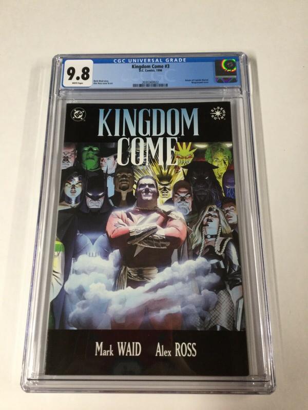 Kingdom Come 3 Cgc 9.8 White Pages Dc Comics 2030360023