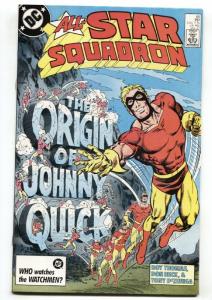 ALL-STAR SQUADRON #65 1986 comic book Origin of JOHNNY QUICK