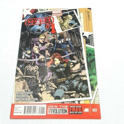 Secret Avengers #1 Cover A April 2013 Marvel Now Comics Hawkeye Black Widow 