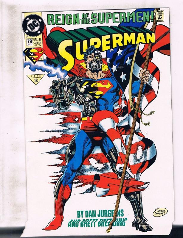 Lot of 5 Superman DC Comic Books #79 80 81 82 83 BH42