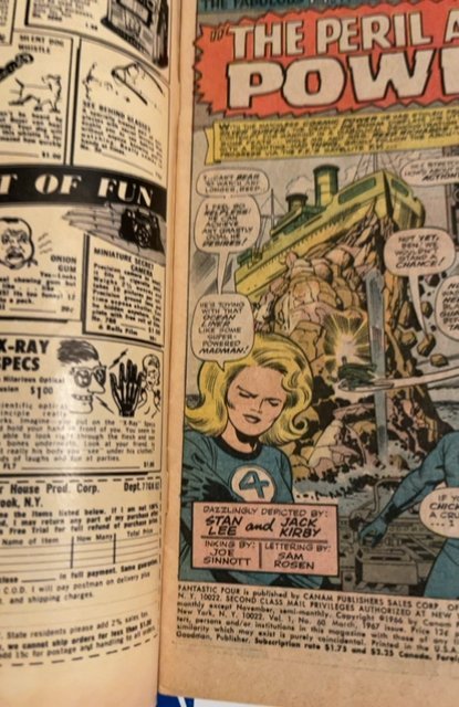 Fantastic Four #60 (1967)the peril and the power Dr doom