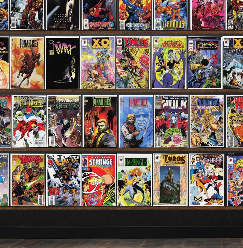 Huge Lot 150+ Comics with Iron Man, Knights Of Pendragon & More!