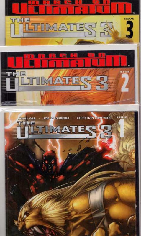 The Ultimates 3 Set 1-3 #1to3 (9-Feb) NM Super-High-Grade The Avengers