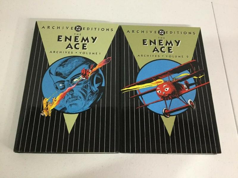 Archive Editions Enemy Ace Volume 1 2 TPB Lot Nm Near Mint DC Comics hc