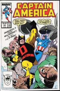 Captain America #328 (1987) Captain America [Key Issue]