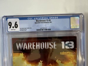 WAREHOUSE 13 #5 CGC 9.6 - Only 2 in CGC CENSUS Dynamite Entertain (2011)