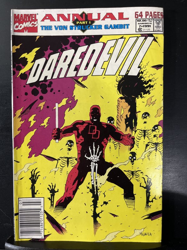 Daredevil Annual #7 Newsstand Edition (1991)