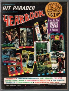 Hit Parader Yearbook-Winter 1969-Beatles-Who-CCR-Donovan-Dylan-Hendrix-VG/FN