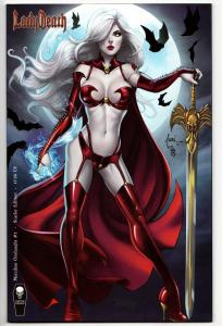 Lady Death Merciless Onslaught #1 - Scarlet Variant (Coffin, 2018) - NM