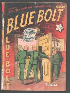 Blue Bolt Vol. 3 #11  1943 - Novelty  -G - Comic Book