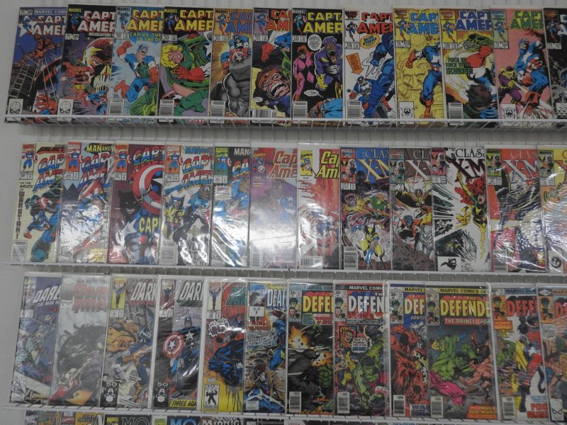 Huge Lot of 150+ Comics W/ X-Men, Daredevil, Captain America Avg. VF- Condition!