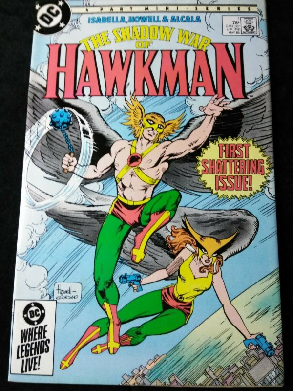 THE SHADOW WAR OF HAWKMAN #1 (DC  1985) HIGH GRADE