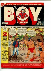 BOY  #49-1949-LEV GLEASON-MAURER-NATIVE TORTURE COVER-fn minus