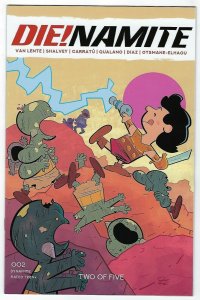 Die!namite # 2 Peanuts Homage FOC Variant Cover Dynamite NM