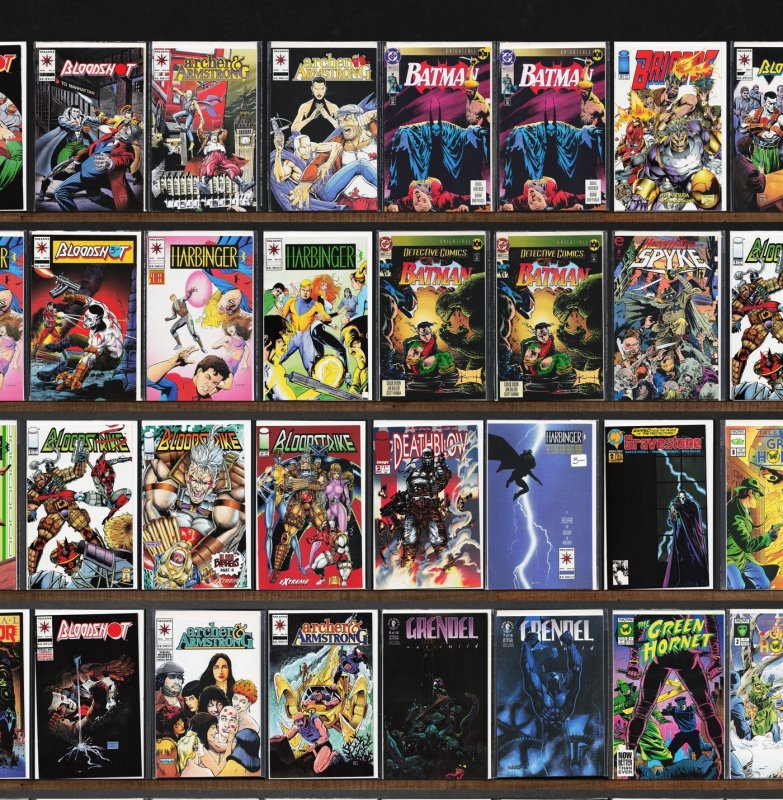 Huge Lot 150+ Comics with Darkhawk, Eternal Warrior, Bloodshot & More!