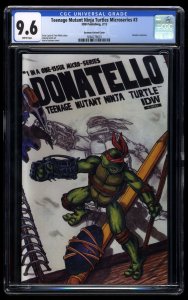 Donatello, Teenage Mutant Ninja Turtle #3 CGC NM+ 9.6 White Pages