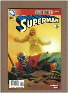 Superman #690 DC Comics 2009 Steel app. NM- 9.2