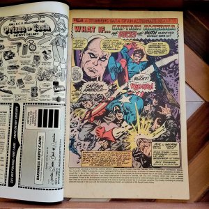 What If? #5 FN/VF (Marvel 1977) Captain America Hadn't Disappeared During WWII?