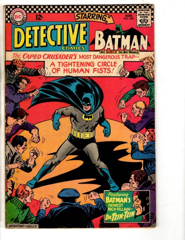 Detective Comics # 354 FN DC Comic Book Feat. Batman Robin Joker Catwoman JG9