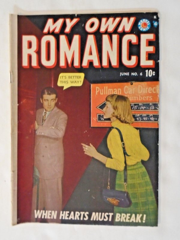 My Own Romance (1949, Marvel) #6vgf; Nice art