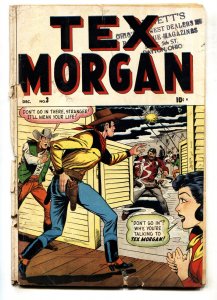 TEX MORGAN #3 comic book 1948-MARVEL-ARIZONA ANNIE-SYD SHORES