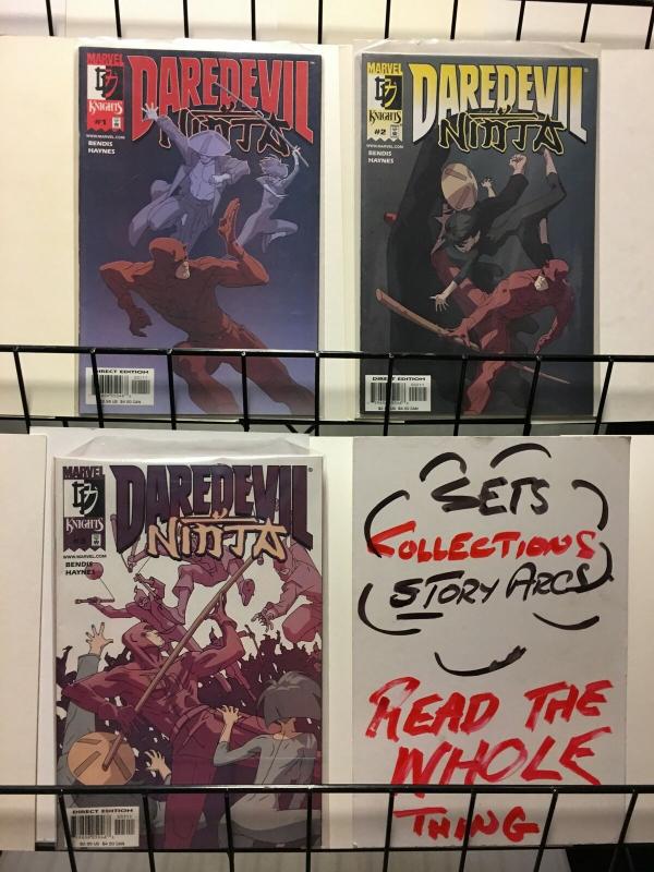 DAREDEVIL NINJA (2001) 1-3  Bendis & Haynes