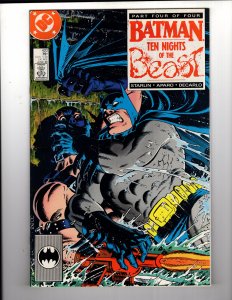 Batman #420 (1988) TEN NIGHTS OF THE BEAST Mike Zeck Cover / ID#448