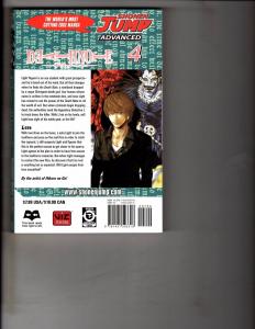 Death Note Vol. # 4 Shonen Jump Advanced Viz Media Manga Comic Book Anime AB1