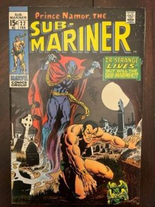 Sub-Mariner #22 (1970) - NM - - Dr Strange !